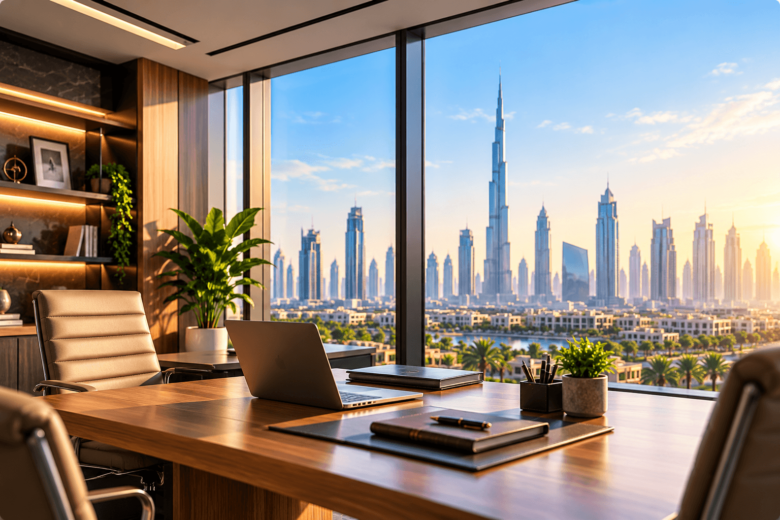 Luxury executive office at Smart Creation Group, Dubai